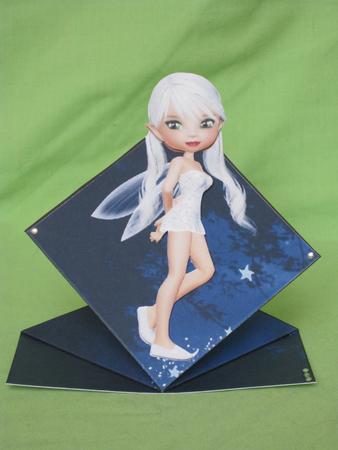 Crystal Fairy Pop Up Spring Card by KiJu KiJu