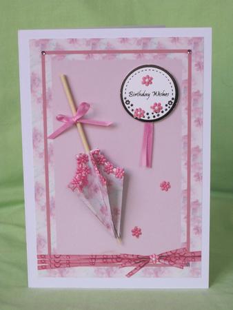 Parasol Pink Flowers by KiJu KiJu