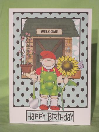 Sunflower Gnome Doodles by KiJu KiJu