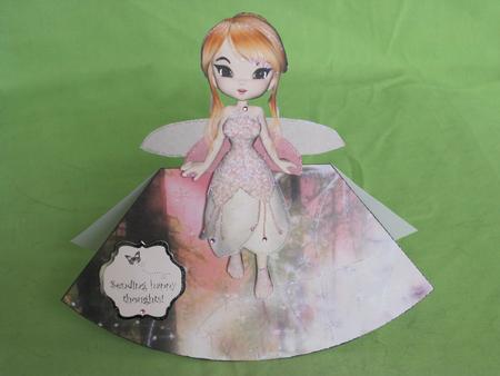 Lacey Fairy Over the Top Wobble Card by KiJu KiJu