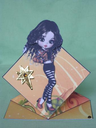 Paige Pop Up Spring Card by KiJu KiJu