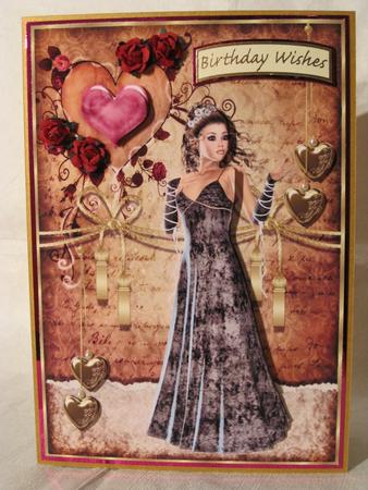 Victorian Love Letter Card Topper by KiJu KiJu