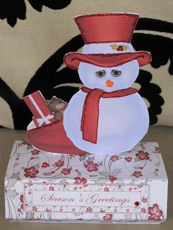 Stand Up Christmas Trophy Card 2 by KiJu KiJu
