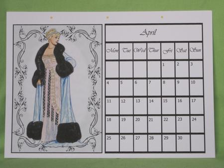 Beautiful Vintage Fashion Lady Dressed in Blue & Black by KiJu KiJu