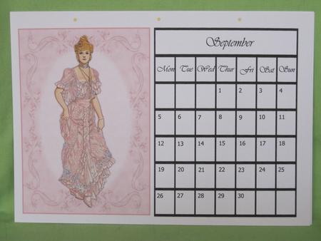 Beautiful Vintage Fashion Lady Dressed in Pink by KiJu KiJu