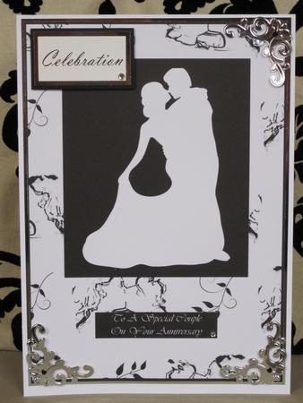 White Silhouette Couple A4 by KiJu KiJu