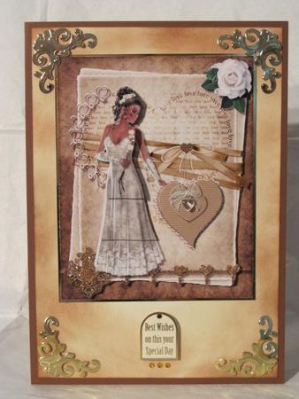Romantic Beauty Card Topper by KiJu KiJu