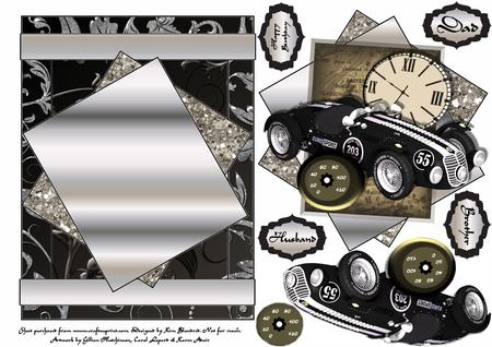 Diagonal Card Front by KiJu KiJu