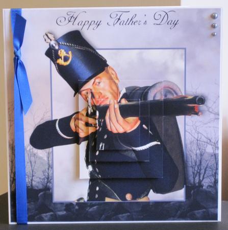 Father's Day Card with Soldier by KiJu KiJu