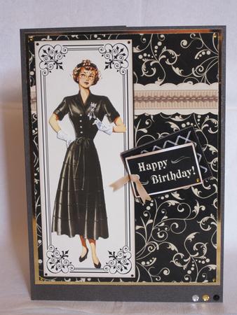 Vintage Woman in Black by KiJu KiJu