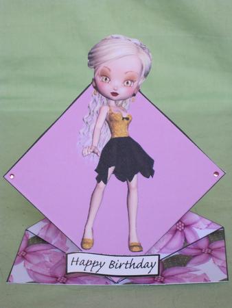 Terri Pop Up Spring Card by KiJu KiJu