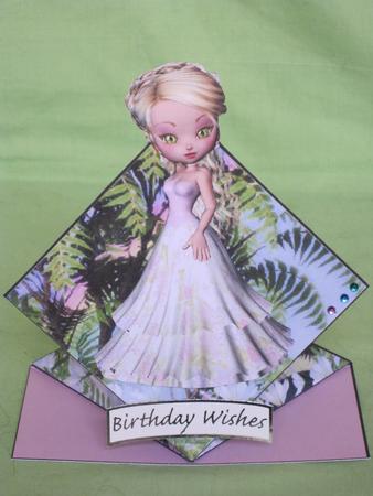 Over the Rainbow Pop Up Spring Card by KiJu KiJu