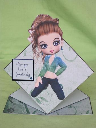 Eliza Pop Up Spring Card by KiJu KiJu