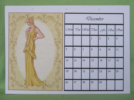 Beautiful Vintage Fashion Lady Dressed in Gold by KiJu KiJu