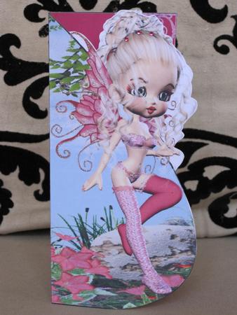 Elinor Fairy Tear Drop Card by KiJu KiJu
