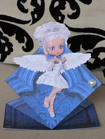 Suzy Angel Pop Up Spring Card by KiJu KiJu