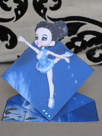 Betsy Ballerina Pop Up Spring Card by KiJu KiJu