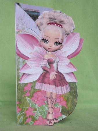 Cassie Fairy Tear Drop Card by KiJu KiJu