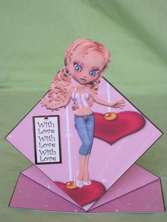 Mia Pop Up Spring Card by KiJu KiJu