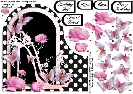 Silhouette Floral Shoe Image by KiJu KiJu