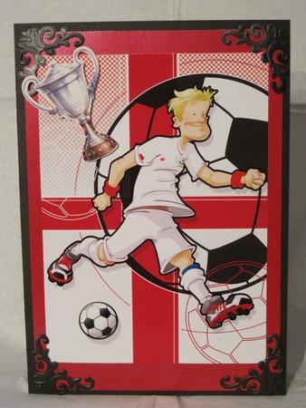 Football Dude England A4. by KiJu KiJu