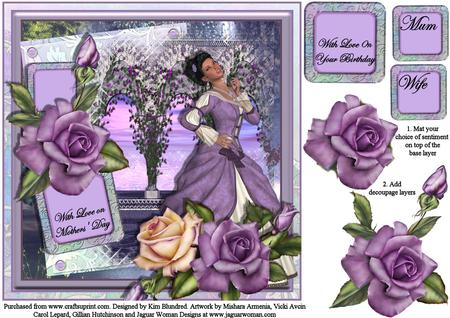 5 Rosevine Arches Fantasy Backgrounds by KiJu KiJu