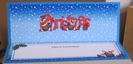 Xmas Christmas Rudolph Matching Large Dl Insert by KiJu KiJu