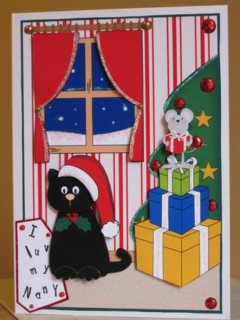 Cat and Mouse Christmas by KiJu KiJu