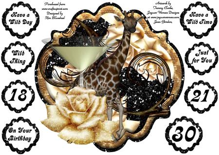 8 Beautiful Giraffes by KiJu KiJu