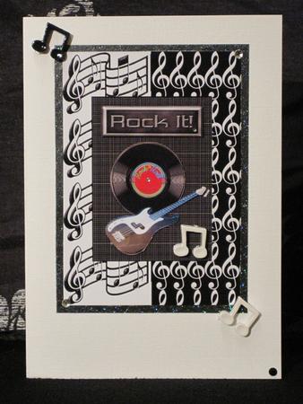 Lets Rock It Fold Back Card by KiJu KiJu