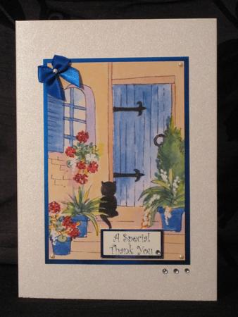 4 Cat Toppers from Original Watercolours by KiJu KiJu