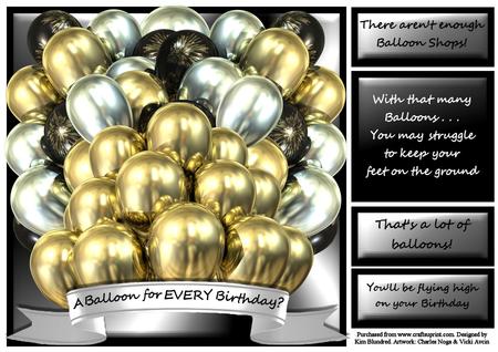 Metallic Balloons by KiJu KiJu