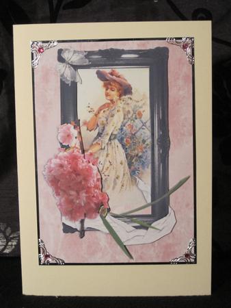 Victorian Lady in the Garden by KiJu KiJu