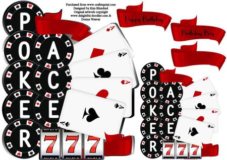 The Chips Are Down Black Uppercase Alpha Featured Gallery Photo