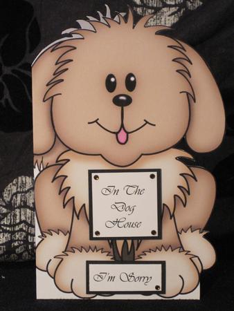 Puppy Shaped Card by KiJu KiJu