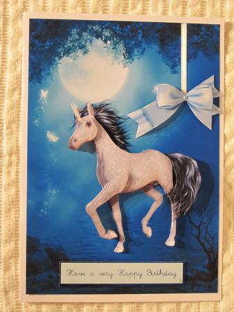 Unicorn Flight Decoupage by KiJu KiJu