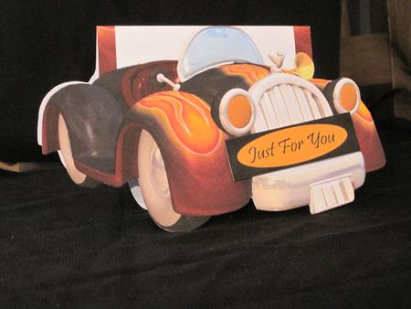 A Car Shaped Card for the Boys or Girls by KiJu KiJu
