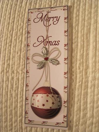 Red Xmas Bauble by KiJu KiJu