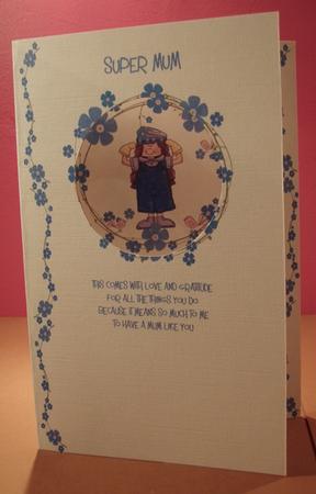 Wavy Edge Circle Aperture Card by Kim Paley
