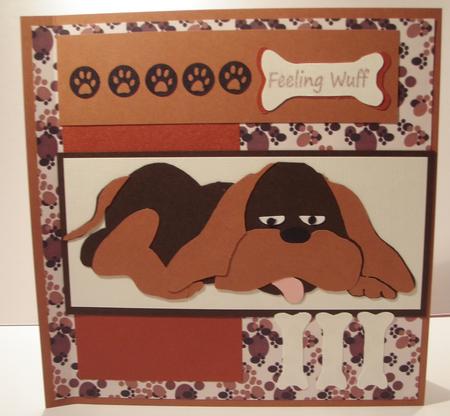 Cute Dog Lying Down by Kim Paley