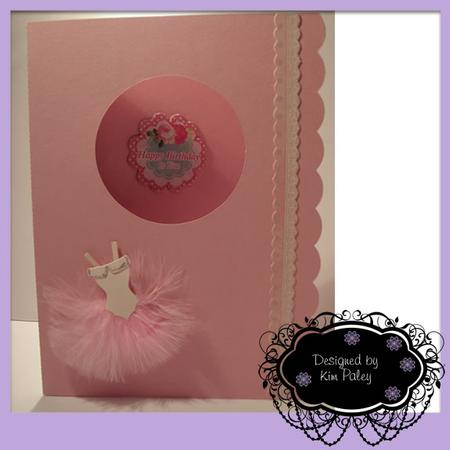 Wavy Edge Circle Aperture Card by Kim Paley