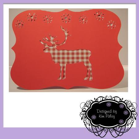 Reindeer and Snowflake Fancy Christmas Cards x 2 Featured Gallery Photo
