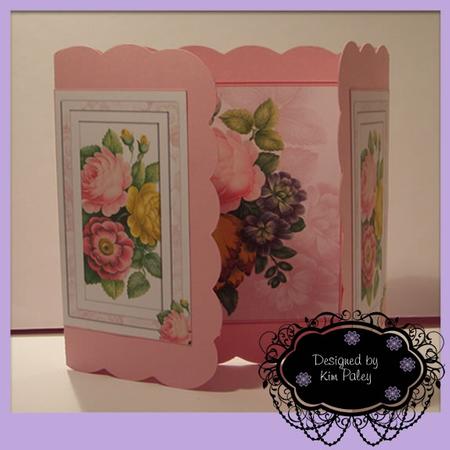 Scalloped Square Gatefold Card Template by Kim Paley