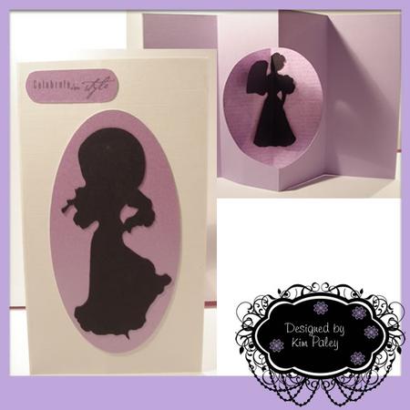 Pop Out Circle Aperture Card Template by Kim Paley