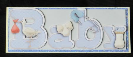 Blue Baby Boy Topper by Kim Plasket-Sweeney