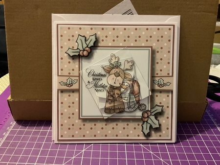 6x6 Christmas Reindeer & Snowman Pyramage Design Sheet 3 by Kirstine Pennicott