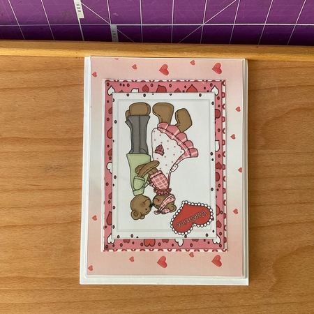 Set of Four Valentine Toppers by Kirstine Pennicott