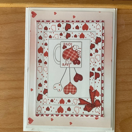 Set of Four Valentine Toppers by Kirstine Pennicott