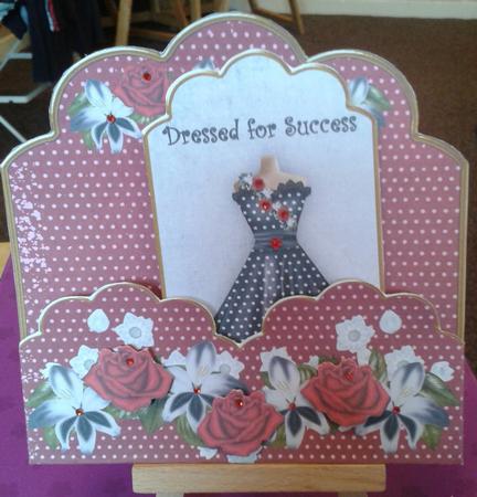 Black Red Dotty Dressed for Success Scallop Tag Cf Mini Kit by Kirsty Davison
