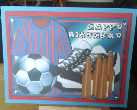 Football and Beer 6 by Kirsty Davison